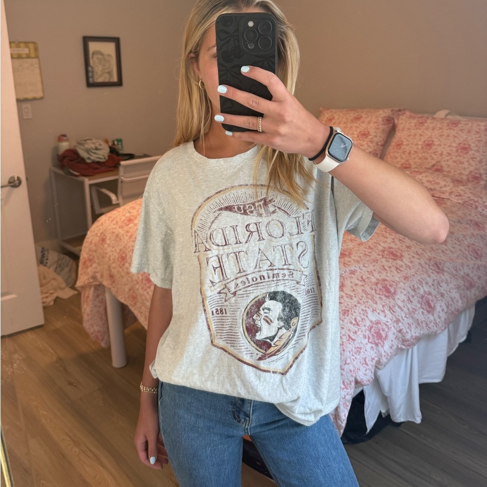 Champion Florida State Graphic Tee - Gray